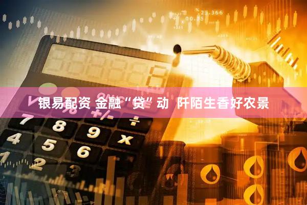 银易配资 金融“贷”动  阡陌生香好农景